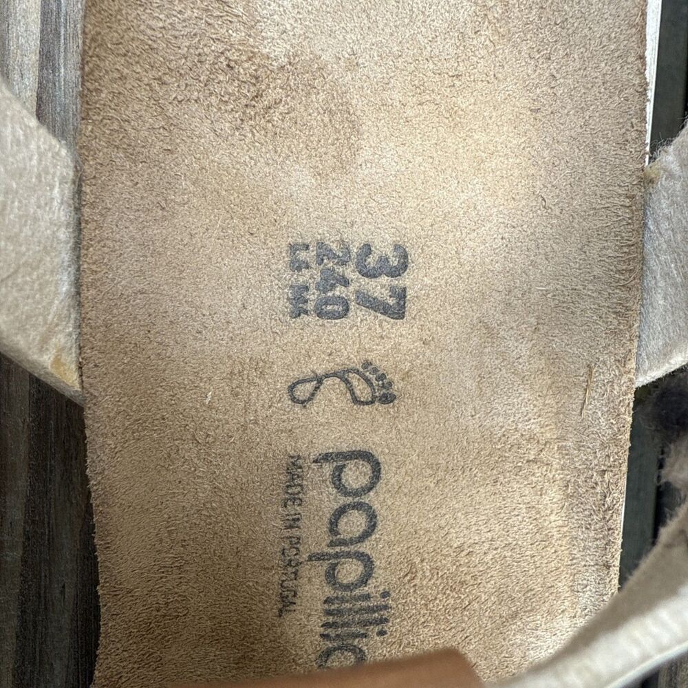 Birkenstock Papillion Ashley Wedge Sandal Size 37 US Sz 7  Copper - Picture 8 of 8